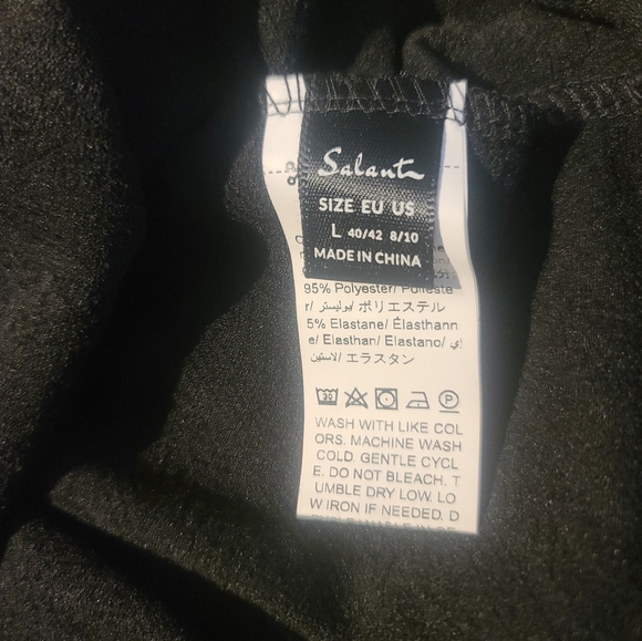 Black flowy Spagetti Strap Top Size L NWOT - Picture 4 of 5